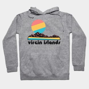 Retro Virgin Islands ))(( Tourist Souvenir National Park Design Hoodie